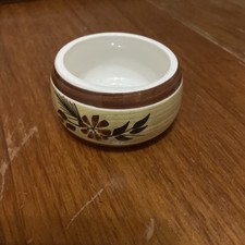 Toni Raymond Brown floral Condiment Pot