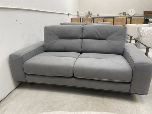 Plan vintage leather sofa - ,