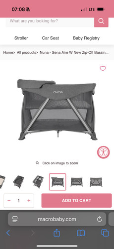 Nuna pack and play - play, 2