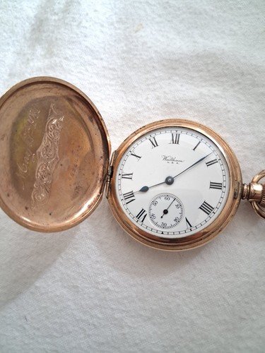 Waltham usa 1918 gold - gold, plated