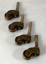 Vintage Brass Stem Casters