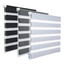 Day And Night Roller Blinds Zebra Vision Roller Dual Layer Up to 240cm x 210cm