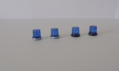 Light bar round beacon amber - round,