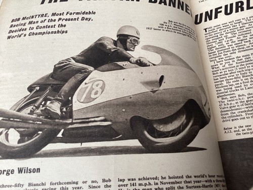 Bob mcintyre norton ajs - bob, 7r