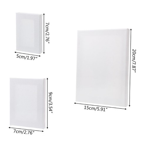 Small blank canvas for - for, acrylic