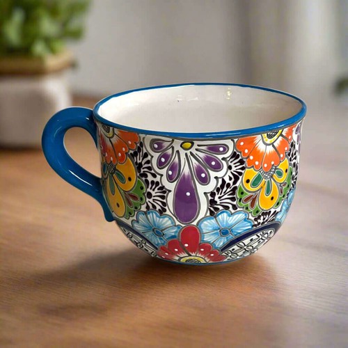 Talavera tea cup planter - talavera,