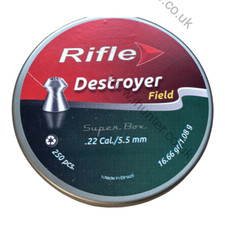 Rifle Destroyer .22/5.5mm Airgun Pellets (Qty 250)  Free P&P   L729