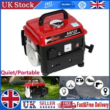 Camping Silent Petrol Gasoline Generator Portable 2 Stroke Engine Emergency 230V