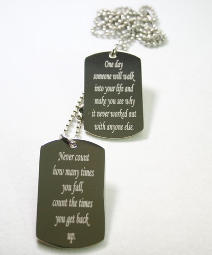 Motivational dog tags - dog,