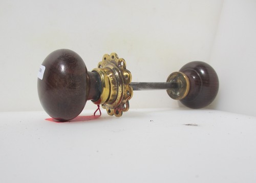 Victorian wooden door knobs - victorian,