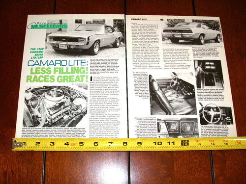 1969 camaro 396 original - 1969,