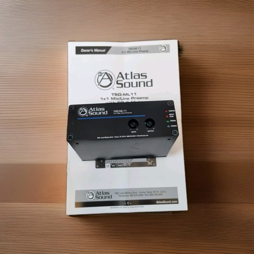Atlasied tsd ml11 - mic, amp