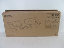Duronic Black Portable Double