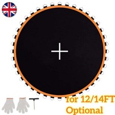 UK Premium Trampoline Replacement Jumping Mat Pad for 12/14ft Frame 72/88 Buckle