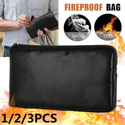 Fireproof document bags - 3x,