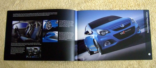 Vauxhall vxr range 2012 models - vxr,