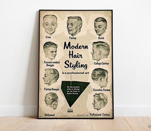 Barbershop poster vintage - poster,
