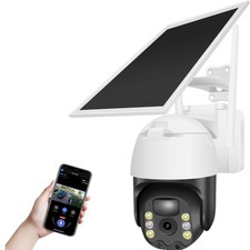 Wireless WiFi Solar Camera Battery Powered Outdoor Home Security Camera System