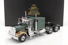 Kenworth W900 Tractor Unit Dark Green / Gold Metallic 1:18 Road Kings