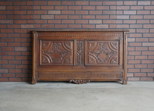 Antique french oak - french, headboard