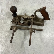 Vintage Stanley No 45 Combo Plow & Beading Plane w/ wood handles