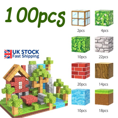 100pcs minecraft magnetic - 100pcs,