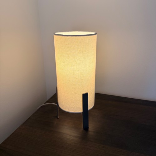 Bedside table lamp - bedside, drum