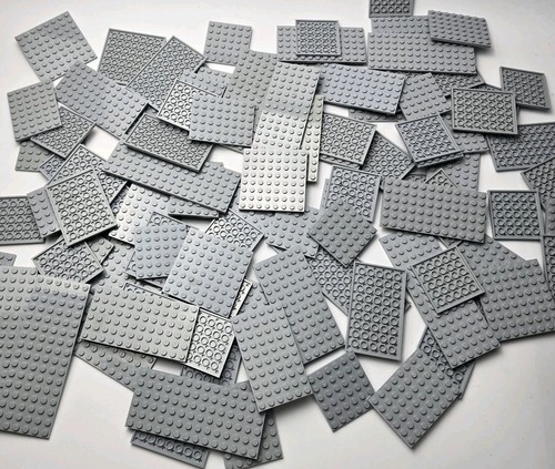 Lego x20 light grey base - lego,