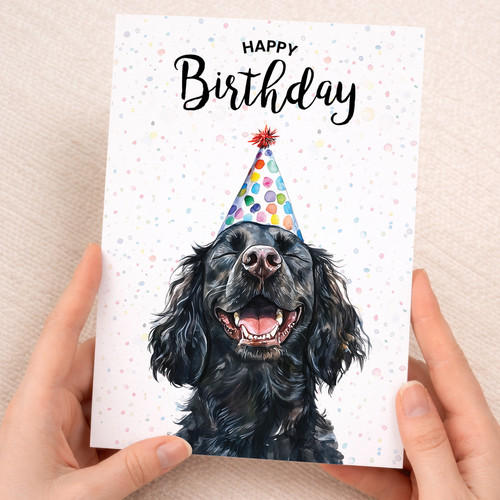 Cocker spaniel dog birthday - spaniel,