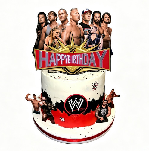 Wrestling cake topper - wrestling,