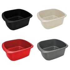 11L Rectangular Plastic Washing Bowl Sink Basin Kitchen Home Cleaning- 4 Colours