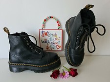 Dr Martens sinclair black platform Jadon Aggy quad sole boots UK6.5 EU40 US8.5