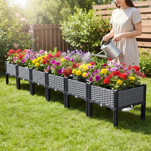 Elevated raised garden bed - raised,