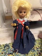 Vintage Doll Black With Blond