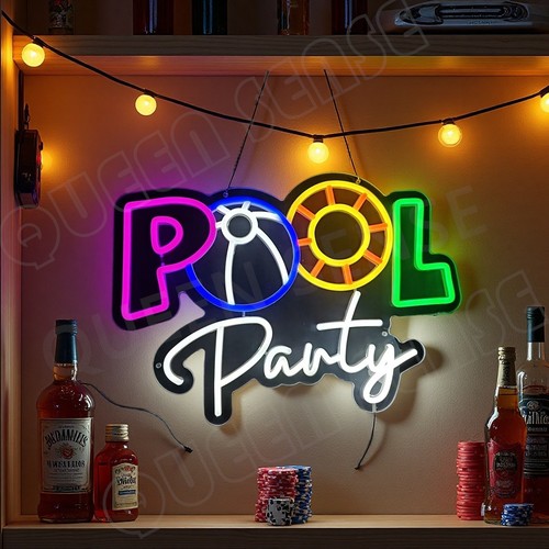 X11 pool party swimming - 16"x11",