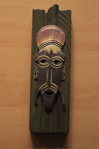 Small tribal african face mask - small,