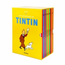 The Adventures Of Tintin Paperback Box Set 23 Book Titles Set Collection | Herge