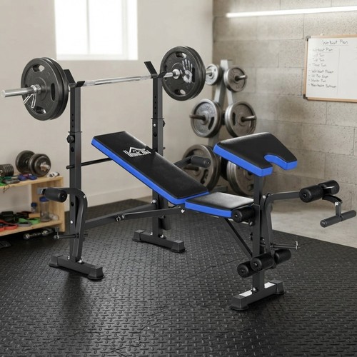 Adjustable weight bench - 6-in-1,
