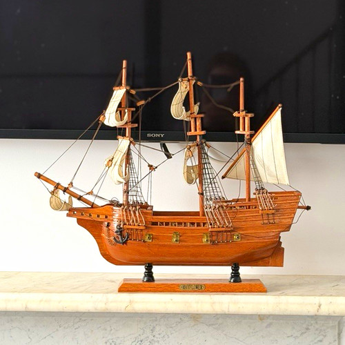 Mayflower wooden model ship - wooden,