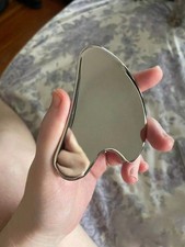 Gua Sha Tool Stainless Steel Heart-Shaped Massage for Face & Body Skincare