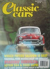 Classic Cars 11/1992 featuring