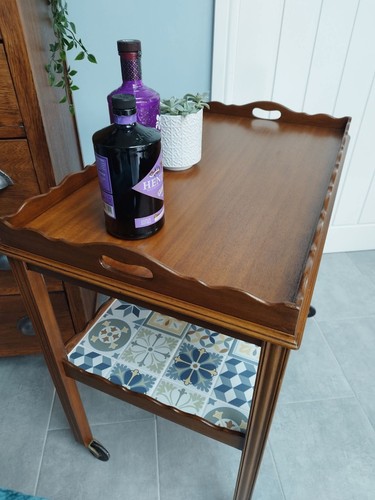 Antique tiled tea drinks - tea,