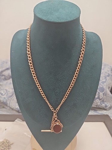 9ct gold antique - gold, chain