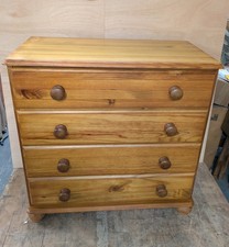 Four Drawer Vintage Pine Chest