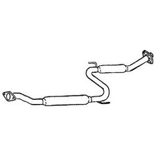 Centre Pipe & Silencer for