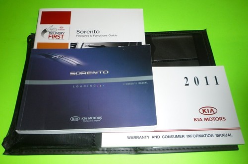 2011 kia sorento owners manual - 2011,