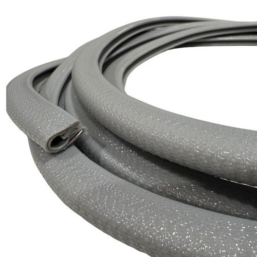 Grey pvc rubber edge trim - grey,