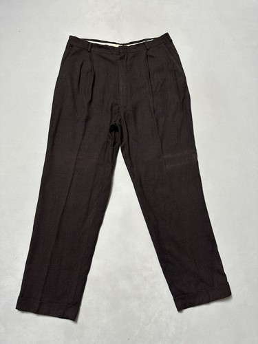 50s rayon gabardine pants - 50s,