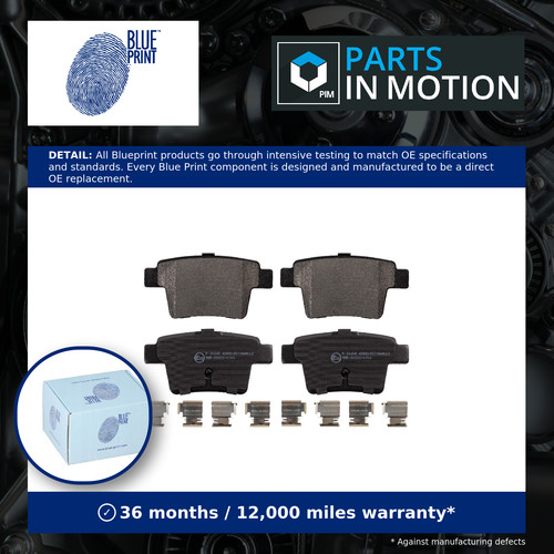 Brake pads set fits ford - set,