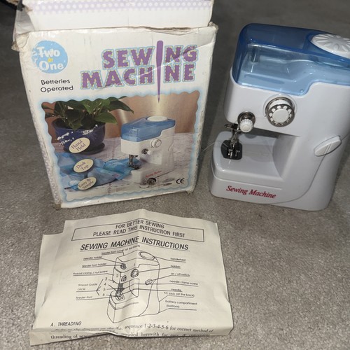 Two one mini sewing machine - two,